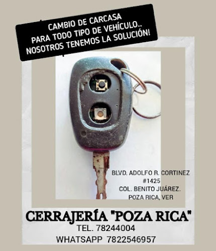 cerrajería en Poza Rica