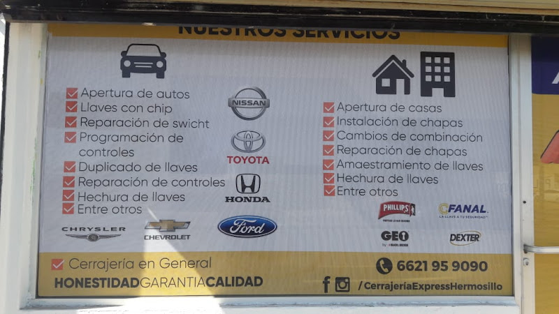 cerrajería en Sonora