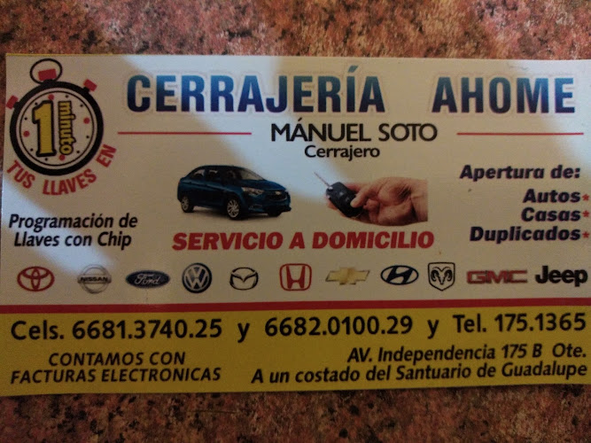 cerrajería en Ahome