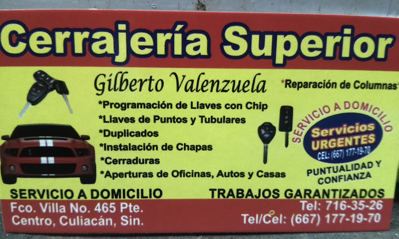 cerrajería en Culiacán